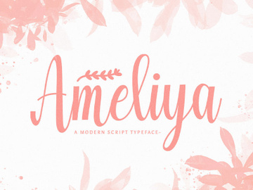 Ameliya - Handwritten Font preview picture