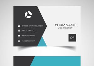 10 Double-sided creative and modern business card template. Vector illustration
