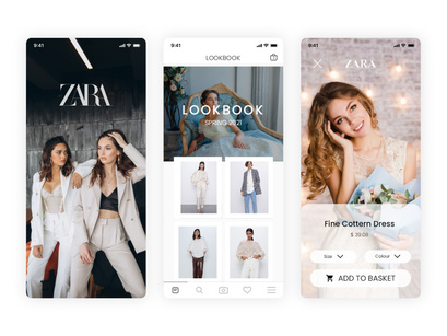 Zara Shopping App Ui Kit by Scrillo Designers ~ EpicPxls