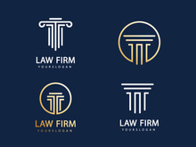 Law firm logo design template