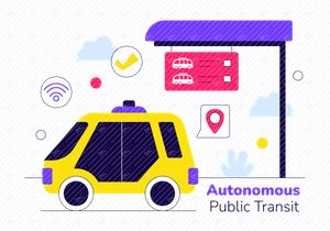 10 Autonomous Public Transit Illustration