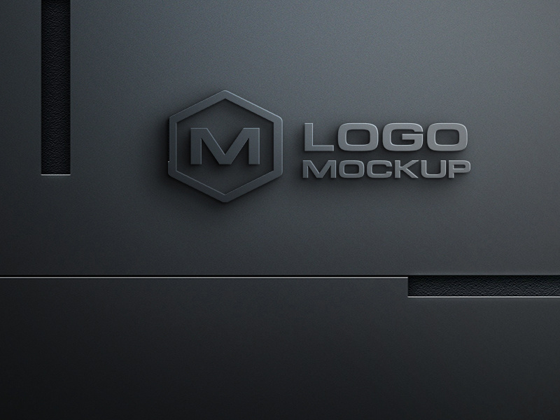 3D logo Mock-up
