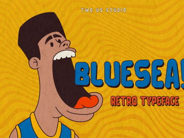 Bluesea - Retro Typeface preview picture