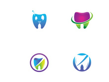Dental abstract logo. Dental Health, dental care and dental clinic. Logo for health, dentist and clinic.