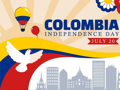 10 Colombia Independence Day Illustration
