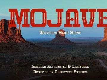 Mojave | Western Slab Serif preview picture