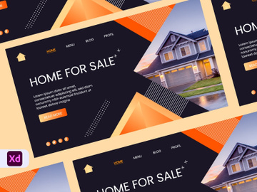 Home Sale Landing page Header Design preview picture