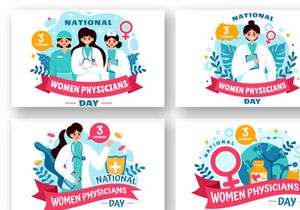 12 National Women Physicians Day Illustration