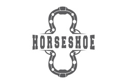 Horseshoe Logo, Horse Vector Vintage Elegant Old Retro Texsas Design