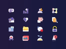 Glass : Mixed IconSet