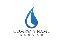 Water drop Logo Template vector
