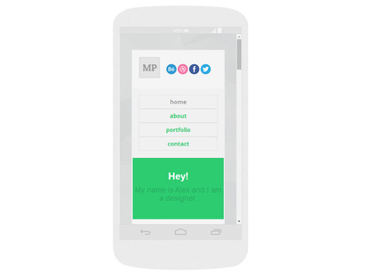 MP, Minimal HTML5 Portfolio Template