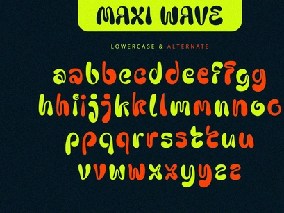 Maxi Wave - Display Font