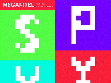 Megapixel - Free Font preview picture