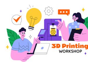 10 3D Printing Workshop Illustration
