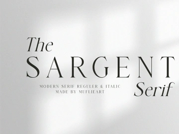 The SARGENT Serif preview picture