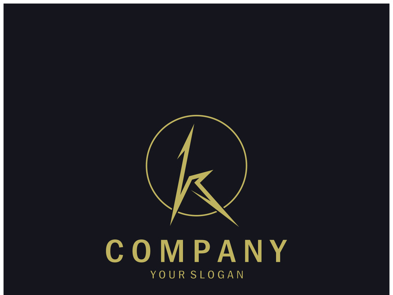 The letter K logo design is simple, elegant, modern, unique and luxurious. Logo for business cards, business, companies, fashion and brands, offices