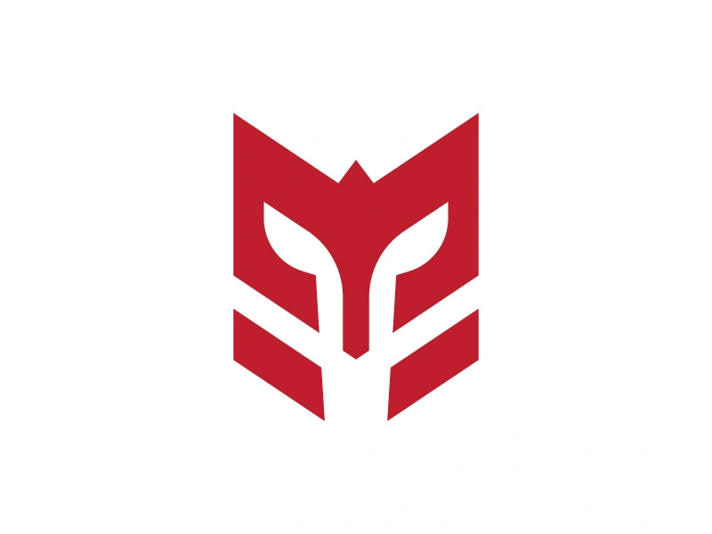 Spartan helmet icon illustration design