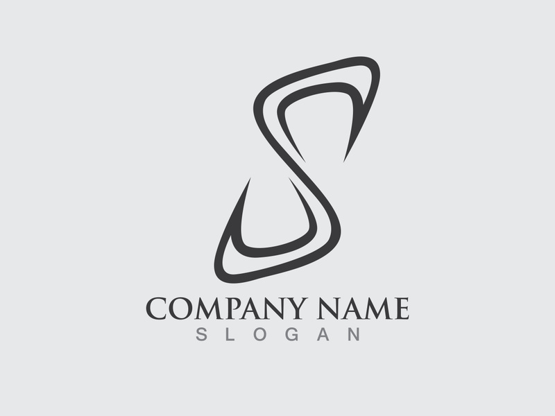 S letter logo initial company name