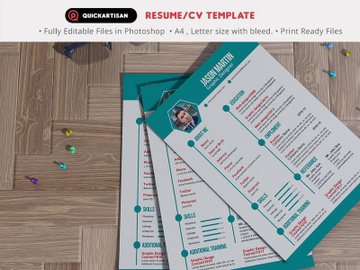 Resume/CV Template 03 preview picture
