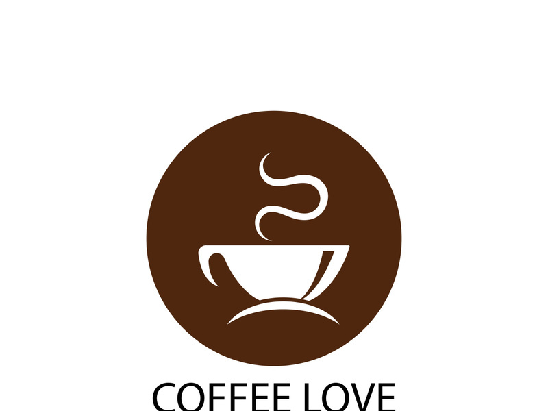 Coffee logo  icon vector illustration template