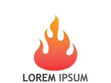 Fireball logo design with modern concept