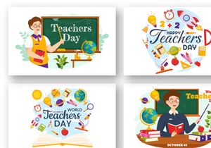 14 Happy Teacher's Day Illustration