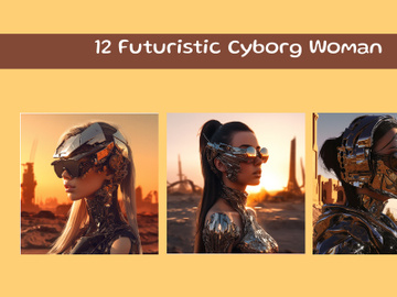 Futuristic Cyborg Woman preview picture