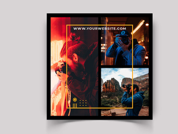 Photography Social Media Post Template preview picture