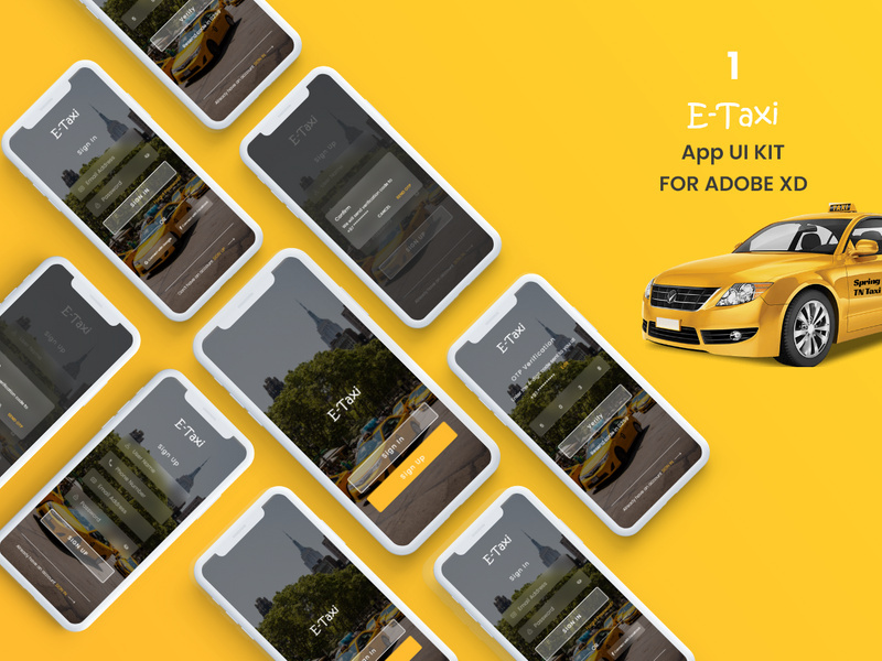 E-Taxi App Design 1