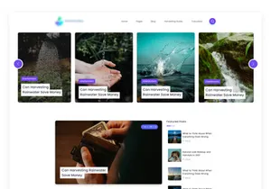 4 Blog Page UI KIT In 1