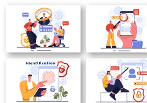 9 Identification Card Illustration