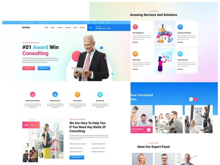 Business and Consultation Figma Template