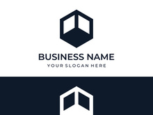 Abstract creative logo element is universal, can be used for business, brand, company, business card, property or building.