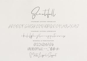 Berlleigh Beautifull Font Duo