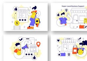 10 Hyper Local Business Support Illustration
