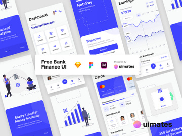 Free Banking UI Kit preview picture