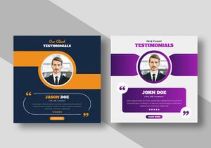 Testimonial or Review Social Media Post Ver-5