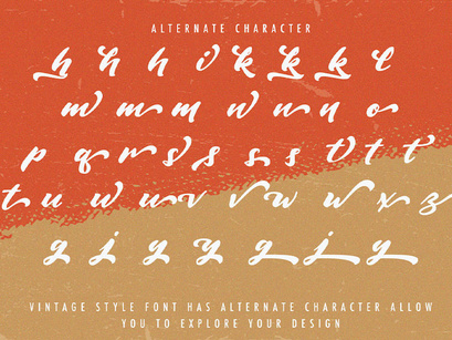 Vintage Style - Bold Script Font