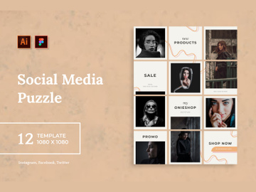 Instagram Puzzle Template V.5 preview picture