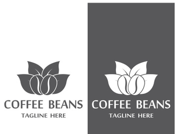 Premium coffee bean logo design. preview picture