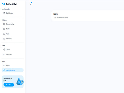 MaterialM Free NextJs Tailwind Admin Dashboard Template