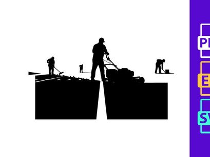 Workers on a road or highway for maintenance or construction purposes