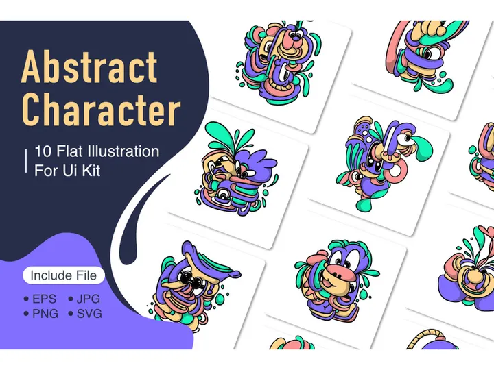 Abstract Character Doodle