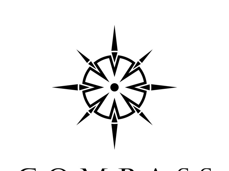 compass icon isolated on background.modern flat compass pictogram,business,marketing,internet concept.trendy simple vector symbol for websitedesign or button to mobile app.logo illustration.