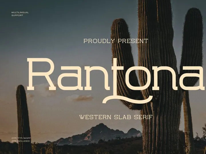 Rantona | Western Slab Serif