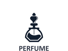 Luxury Perfume logo image cosmetic fragrance shop and business vector design