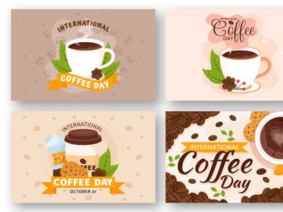16 International Coffee Day Illustration