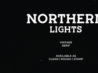 Northern Lights Font (Free Font)