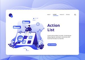 Business Strategy set Illustration